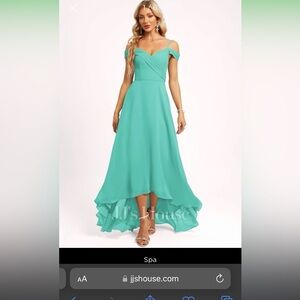 JJ’s house A-line V neck floor length chiffon